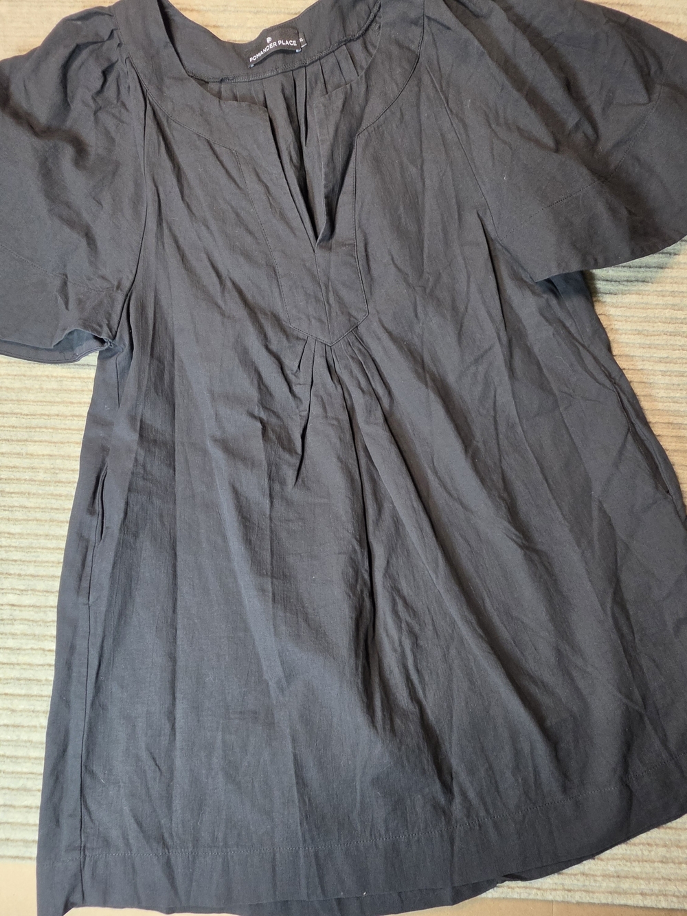 Tuckernuck Pomander Place Dress Womens Xl Black Casual Travel